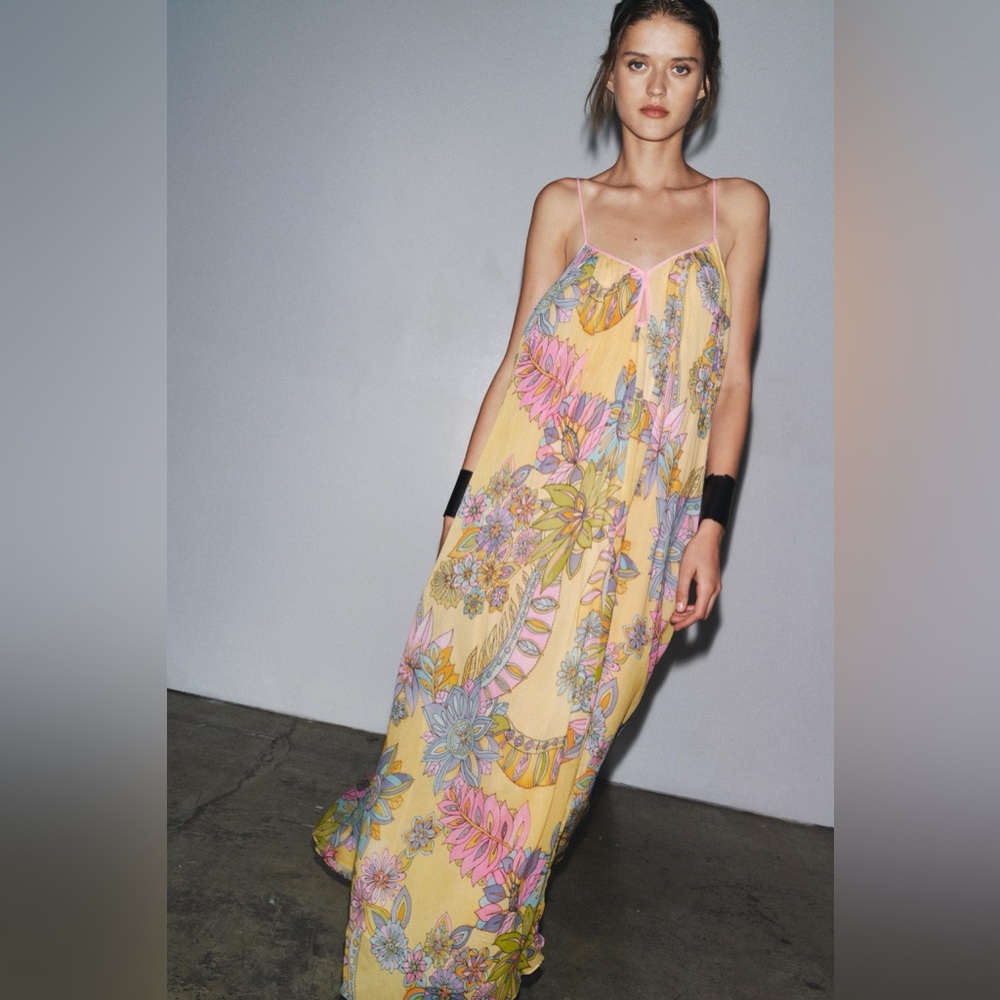 Zara Floral Maxi Dress